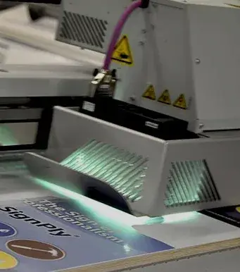 Equipo de impresión relacionado con impresión uv en mdf
