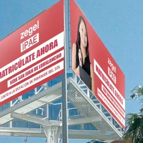 Panel exterior relacionado con vallas publicitarias