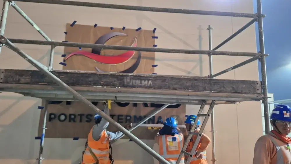 Instalación de letrero