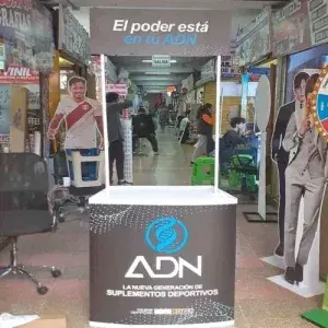 Punto de atención relacionado con módulos publicitarios en pvc